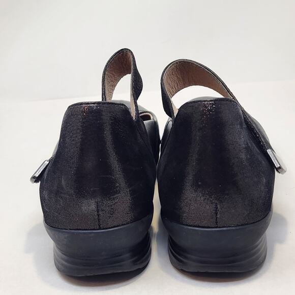 Dansko Audrey Black Leather Mary Jane Flats Women Size 36 US 5.5 6 Comfort Shoes - Picture 6 of 8